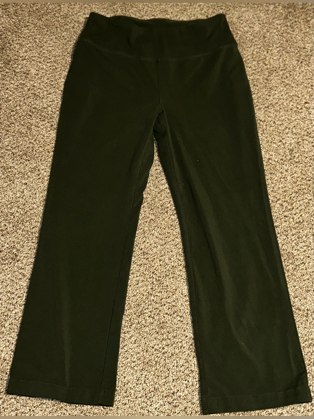 Women's Wide-Leg Olive Green Lounge Pants